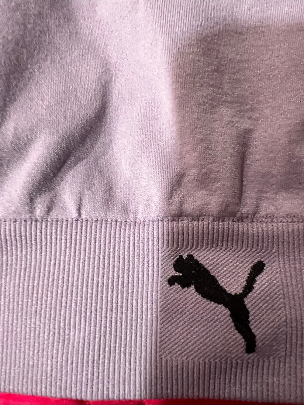 Puma Light Mauve Active One-Piece Sports Bra